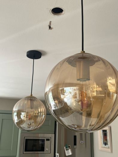 Pendant lights x 2