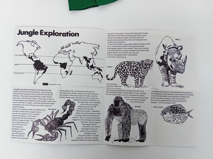 Palitoy Action Man Jungle Explorer Part Outfit