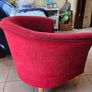 Red Tub Armchair Image 3