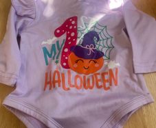 baby 1st halloween vest