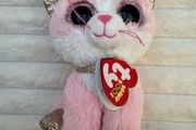 TY Beanie Boos FIONA the Pink Cat approx. 6 inch used Please see photos