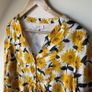 Seasalt Cornwall Aventurier Tunic Dress Yellow Sunflower Arty Daisy Image 4