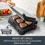 SuperGrill 3in1 XL, Indoor Grill, BBQ, Oven Style, Panini, Adjustable Temperature, XL Surface, Dishwasher Safe, Non Stick Plates, Stainless Steel Image 4