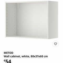 IKEA metod wall unit frame fully assembled