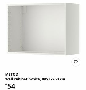 IKEA metod wall unit frame fully assembled