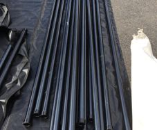 Pipe and Drape 8-20ft (6m) Telescopic Black Uprights Draping Support hardware