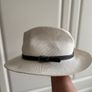 Summer straw Fedora hat Image 5