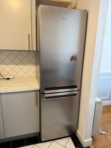 whirlpool silver fridge freezer BLF 8121 Ox