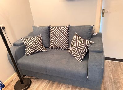 Pull out sofa with storage