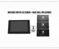 Nintendo Switch LCD Replacement With New Back Shell
