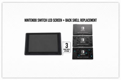 Nintendo Switch LCD Replacement With New Back Shell