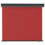 Balcony Side Awning 125x250 cm Red Image 3