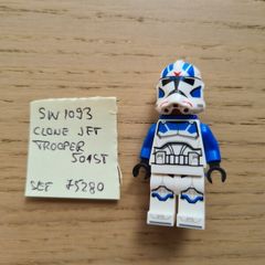 lego sw1093 clone jet trooper 501st, set star wars 75280