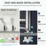 Electric Hot Water Tap Flexible Nozzle, Instant Heating Tap 220V 3400W, Stainless Steel Water Heater Tap, Supply Hot and Cold Water Electric Faucet with Temperature Display for Bathroom, Kitchen Sink Image 6