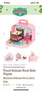 Little Woodeze( Sylvanian ) Toy, suitcase call all
