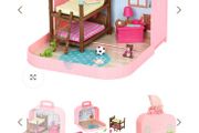 Little Woodeze( Sylvanian ) Toy, suitcase call all