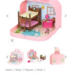 Little Woodeze( Sylvanian ) Toy, suitcase call all