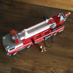 Paw Patrol Large Fire Marshall Fire Truck Lights and Sounds w/Figure