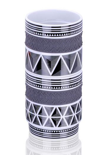 Set of 2 Porcelain Etno Stackable Mugs