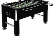 Football Table Steel 60 kg 140x74.5x87.5 cm Black