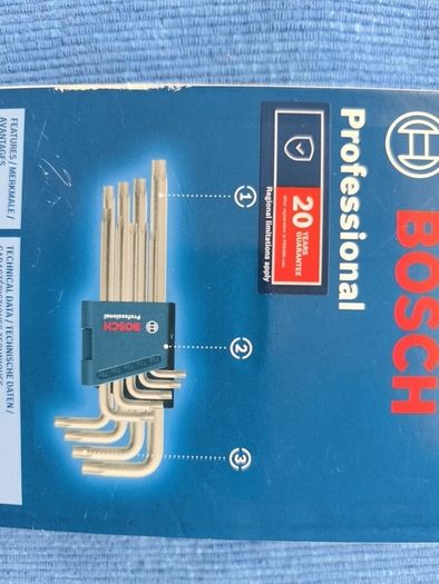 Bosch Pro Torx Key Set