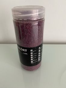 New Decorative Jar of Crushed Glass
