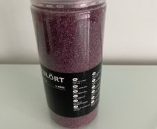New Decorative Jar of Crushed Glass