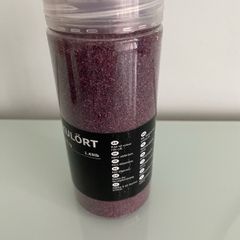 New Decorative Jar of Crushed Glass