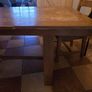 Dinning table and 6 wooden chairs Image 2