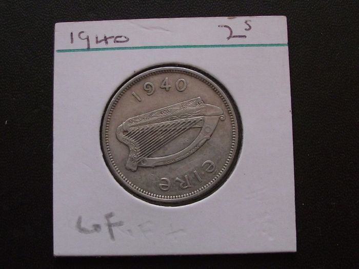 Irish Republic. Silver Florin (1940)