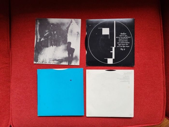 Bauhaus 4 singles Goth 7 inches