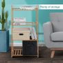 Bamboo Shoe Rack,Easy Build With 3 Tier, 3 Shelves 35 x 25 x 71 cm Ideal for Bathroom, Kitchen, Living Room, Bedroom, Small Spaces, Balcony, Natural Image 3