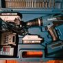 Makita HP457D 18v 1.5Ah Combi Battery Drill With 2 Batteries, Charger & 70pcs Accessories As New As Seen  In Photos Image 3