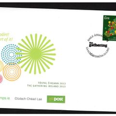 2013 Ireland The Gathering Ireland 2013 Commemorative Stamp An Post First Day Cover (FDC)