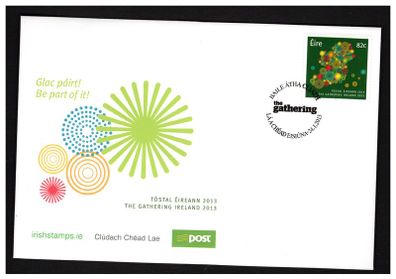 2013 Ireland The Gathering Ireland 2013 Commemorative Stamp An Post First Day Cover (FDC)