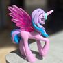 Large 5 inch Princess Celestia Moulded Vinyl Figure MLP G4 My Little Pony 2010 Image 3