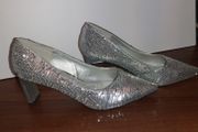 High heal Silver shoes