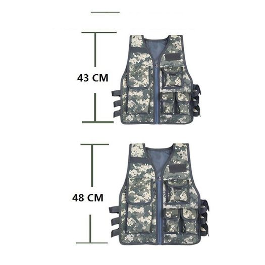 Airsoft children's vest camo 43cm