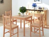 Five Piece Dining Set Pinewood