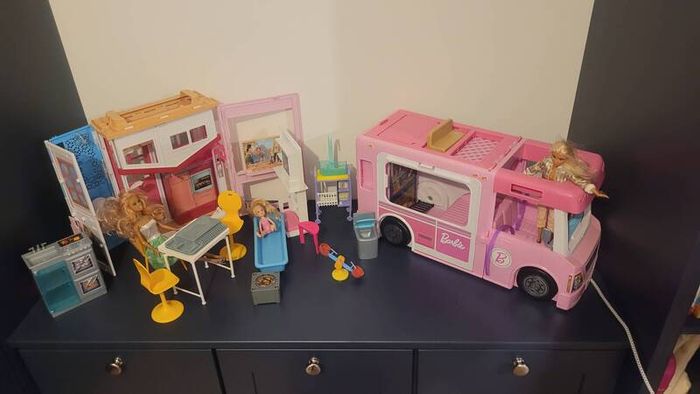 Barbie Camper and Kitchen