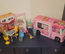 Barbie Camper and Kitchen