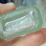 489 - Set of 7 Vintage Clear Glass Screw Cork Top Collectible Decorative Bottles Image 9