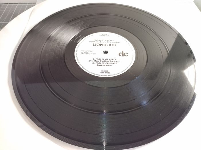 Lionrock - Packet Of Peace - Deconstruction Records - DJ Promo COPY! Lionrock CLASSIC Acid HOUSE!