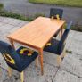 Oak Table and chairs Image 4