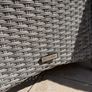 Rattan 4 seater table set Image 9