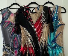 Rhythmic gymnastics leotards x 3