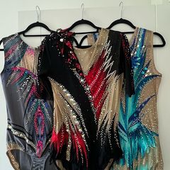 Rhythmic gymnastics leotards x 3