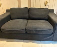 2 Seater Charcoal Sofa