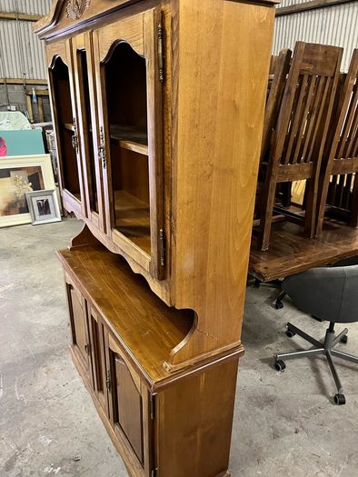 Large Traditional Pine Kitchen Dresser. Restoration or Upcycling Project 90