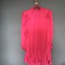 Zadig voltaire Bright pink ruffled long sleeve dress Image 5